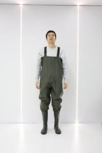 Cuissardes de <span class=keywords><strong>pêche</strong></span> en nylon imperméable et résistant pour hommes, marque OEM - Product Image 2