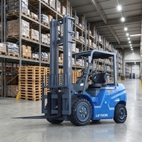 Montacargas Eléctrico Liftron CPD20 de 2 Toneladas con Batería de Iones de Litio, Llantas Sólidas, para Recolección de Pedidos en Almacén y Manejo Diario de Materiales