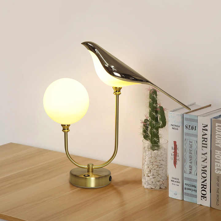 エミールガレ 真鍮台座 2灯ランプ 卓上照明 カメオ彫り 被せガラス