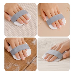 Brosse adhésive lavable en laine pour éliminer les poils et la poussière des vêtements, outil de retrait des cheveux et des poils, papier anti-poussière - Product Image 4