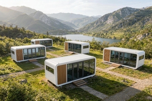 Casa Prefabricada Móvil de Lujo de Acero de 20, 30 y 40 Pies, Tipo Apple Cabin, para Supermercado, Hogar, <span class=keywords><strong>Bar</strong></span>, Uso en Exteriores y Comedor, con 3 Años de Garantía - Product Image 6