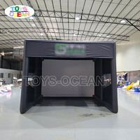 Simulateur de tente gonflable de golf en PVC personnalisé de haute qualité portable pour une utilisation intérieure et extérieure gonflables publicitaires de qualité