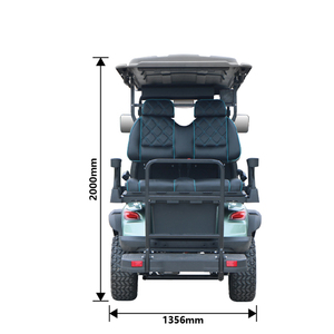 Chinese Golf Carts 72v7kw Ac System <strong>Black</strong> Electric Utility Vehicle 4 Wheel Drive Cargo <strong>Buggy</strong> - Product Image 5