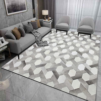 Custom Printed Non-Slip Soft Velvet Luxury Home Living Room Floor Carpet and Rugs