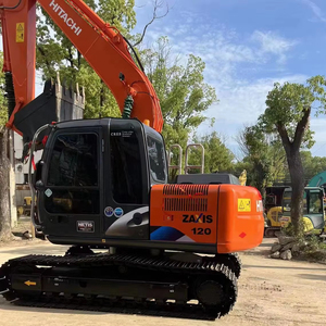 รถขุดไฮดรอลิกแบบตีนตะขาบมือสองขนาดกลาง 12 ตัน ฮิตาชิ ZX120 รุ่นปี 2023 เครื่องยนต์และเกียร์บ็อกซ์ สภาพการทำงานดีเยี่ยม ได้รับการรับรองมาตรฐาน CE - Product Image 1