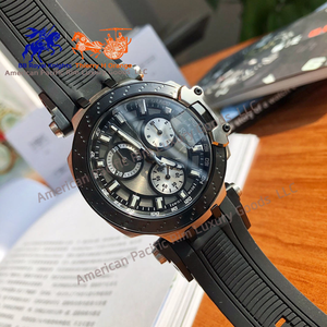 Montre-bracelet mécanique pour homme de qualité 5A, style sportif robuste, fonction de chronométrage intégrée à trois vitesses, cristal saphir, aiguilles - Product Image 6