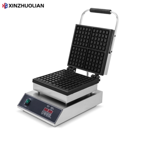 Honrybomb Nouveau <span class=keywords><strong>Gaufrier</strong></span> Électrique Commercial 220V Numérique 4 Tranches Carrées Antiadhésif Écran Tactile Économiseur d'Énergie - Product Image 3