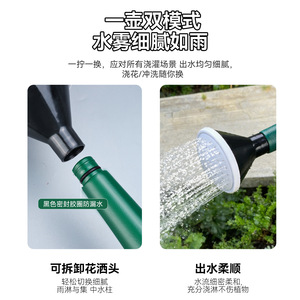 บัวรดน้ำพลาสติก 5 ลิตร ทนทาน พร้อมหัวฉีดสำหรับทำสวน - Product Image 3