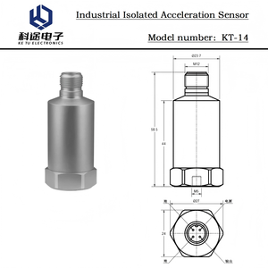 Công nghiệp bị cô lập Áp Điện gia tốc cảm biến chuyển động Transducer Transducer cho rung sốc đo lường giám sát - Product Image 2