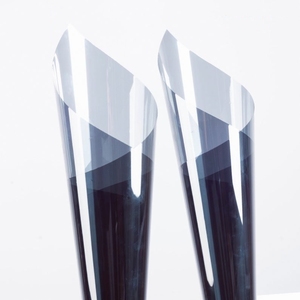 Pellicola per Finestrini Auto Autoriparante Monodirezionale Antigraffio Antiesplosione 1.52x30M Nera in PET a Specchio per Privacy IR90% UV99% Solare - Product Image 1