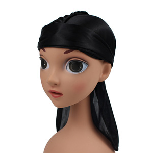 Bonnet en satin soyeux pour garçons et filles de couleur unie pour enfants Vente en gros bon marché - Product Image 5