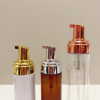 Conteneur cosmétique en PET avec pompe moussante pour mousse et nettoyant visage, 100 ml, 120 ml, 150 ml, 200 ml, 250 ml