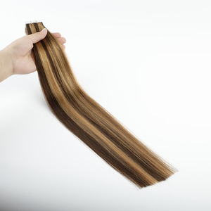 Extensions de cheveux à bandes adhésives en gros, extensions de cheveux blondes à double face, extensions de cheveux ombrées à bandes adhésives - Product Image 3