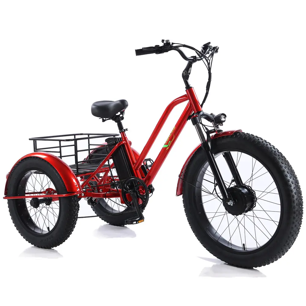 Tricycle de vtt de haute qualité personnalisé, pneus larges, bicyclette de montagne pour adultes