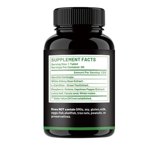 Slim Plus Integratore Vegetariano per Adulti, Brucia Grassi, Promuove il Metabolismo e la Digestione, 60 Compresse/<span class=keywords><strong>Flacone</strong></span> - Product Image 2