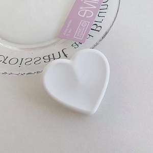 실리콘 하트 모양 폰 홀더 인스타 스타일 한국 귀여운 거울 거치대 실리콘 휴대폰 소켓 그립 스탠드 홀더 - Product Image 5