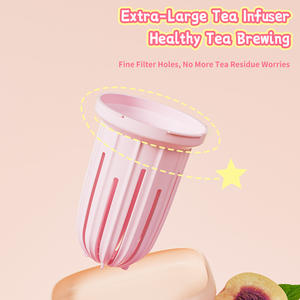 Gourde en Tritan de 650 ml à motif fruité avec cordon portable, conception anti-fuite, <span class=keywords><strong>bouteille</strong></span> d'eau en plastique pour écoles et bureaux, personnalisable - Product Image 3