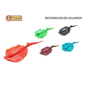 Juguete de Silicona de Manta Raya Monocromática, Decoración Elegante para Acuario - Product Image 2