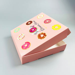 2025 nuevo diseño de cajas de papel de tarjeta personalizadas para negocios de postres para Chocolate Donuts Sushi Matt laminación impresión en relieve - Product Image 1