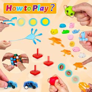 Rainbow Sensory Fidget Toy Silicone Push Bubble Novelty Gag for Stress Relief Made with <b>Rubber</b> <b>Plastic</b> PU Foam - Product Image 4