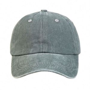 Gorras de Béisbol Lisas de Color Sólido Personalizadas al por Mayor para Hombre, Gorras de Estilo Dad Hat sin Estructura con Bordado en Algodón Lavado - Product Image 6