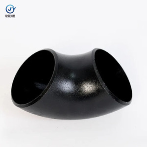 Черная углеродистая сталь высокого давления Стыковая сварная локоть 90/45 DN15-DN300 SCH40/SCH80 ISO сертифицированная коррозионностойкая - Product Image 1