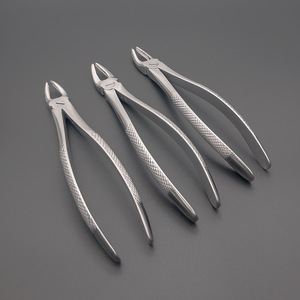 Autres forceps d'extraction dentaire 17 cm, manuels, argentés, pour adultes, instrument chirurgical de retrait de dents, classe I - Product Image 4