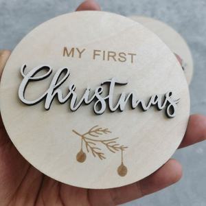 <span class=keywords><strong>Mon</strong></span> <span class=keywords><strong>Premier</strong></span> Noël de Bébé, Ornement en Bois Personnalisé pour <span class=keywords><strong>Premier</strong></span> Noël de Bébé, Plaque Souvenir de Noël pour Bébé en Bois - Product Image 4
