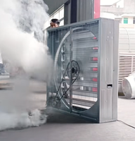 Ventilateur d'extraction à entraînement par courroie, type boîte, avec cadre galvanisé à chaud, ventilateur à fréquence variable, faible niveau sonore
