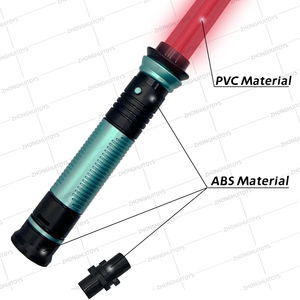<span class=keywords><strong>Sabre</strong></span> lumineux LED à double tête Nouvelle musique Epée de Noël en plastique pour les fêtes et les décorations - Product Image 2