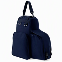 Sac à dos de luxe Oxford pour animaux de compagnie, résistant à l'eau, avec tapis de voyage portable et confortable pour les déplacements de votre animal.