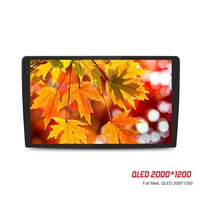 Venta caliente 6 + 128GB QLED 2K Android Car DVD Player 10,36 pulgadas 2000*1200 Universal Host Support DSP GPS 4G Carplay Android Auto