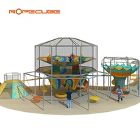 Ropecube Chine Parc d'attractions Escalade Corde Net et Soft Play Constructeurs d'aires de jeux intérieures avec conception personnalisée Installation