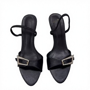 Sandalias de Verano Nuevas para Mujer, Elegantes y Sensuales, con Cordones, Tacón Ultra Alto, Punta Puntiaguda, Parte Superior de PU, Plantilla de Goma y Suela Antideslizante - Product Image 4