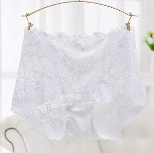 ملخصات دانتيل كاملة مقاس <span class=keywords><strong>plu</strong></span> خصر مرتفع من الدانتيل حافة مثيرة شفافة traceless ملابس داخلية نسائية - Product Image 6