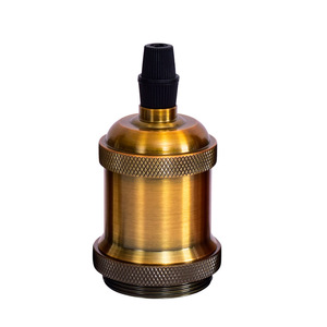 Supports de lampe en céramique rétro vintage et bases douille en aluminium avec style à vis pour la maison, le bureau ou le <span class=keywords><strong>restaurant</strong></span> - Product Image 4