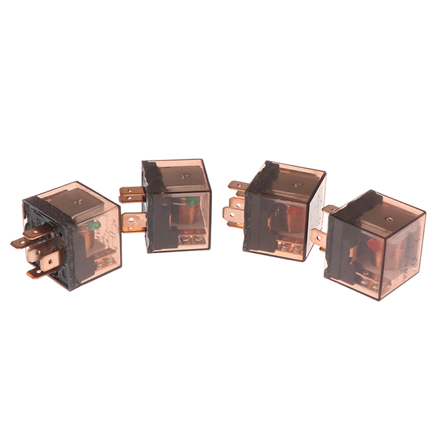 DC Waterproof Sealed Electromagnetic Automotive Relay 12V 80A 4/5Pin SPDT Car Control Device High Capacity Switching