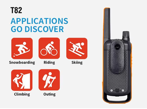 T82, comunicazione pubblico Walkie-Talkie 20 canali <span class=keywords><strong>Radio</strong></span> bidirezionale impermeabile un paio due set di apparecchiature PMR446 per Moto-rola - Product Image 4
