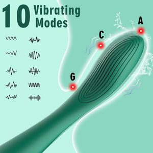 Women's Clitoral G-Spot Female Vibrator <strong>Wand</strong> with 10 Speeds Clitoral Nipple Stimulator - Product Image 2
