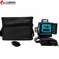 Niveau laser 3D 12 lignes vert 360° LUBIAO, auto-nivelant, compact, portable, antichoc, étanche pour la construction et le carrelage