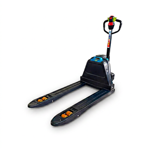 Chariot à palettes manuel intelligent 2000 kg, longueur de fourche 1150/1200 mm, pneus pneumatiques, batterie lithium-ion, déplaceur latéral hydraulique - Product Image 1