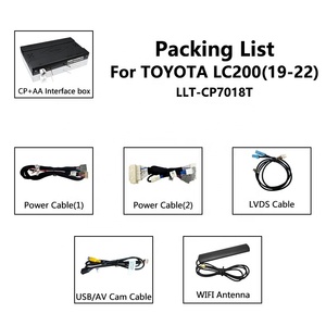 Lsailt không dây Android Auto video Carplay giao diện cho TOYOTA LAND CRUISER 200 gxl Sahara VX vxr VX-R lc200 2016-2021 - Product Image 6