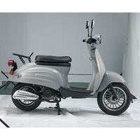 Scooter routier pour adultes économique 50cc, refroidissement par air, 4 temps, moteur à essence, homologué CEE Euro 5, démarrage électrique, frein à disque avant, frein à tambour arrière, réservoir 5,4L, EFI