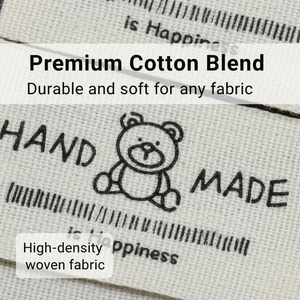 Etiquetas tejidas para prendas de vestir con costuras planas: adornos de alta calidad cosidos a la prenda, etiquetas de marcas de moda - Product Image 3