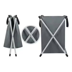 Freestanding X-frame Foldable <b>Laundry</b> Hamper Collapsible 3-Section Clothing Sorter Lundry Basket - Product Image 5