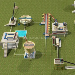 Nigeria 240TPD complete lithium mineral flotation processing line 2% raw spodumene ore upgrading plant