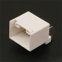 Connecteur automobile 14 broches 7382-5842 en nylon à angle droit, prise de raccordement fil-carte pour voiture