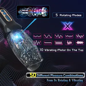 Neonislands Sexs Toy Machine Rotating Automatic Realistic Male Vibrating Masturbator Cup For Man