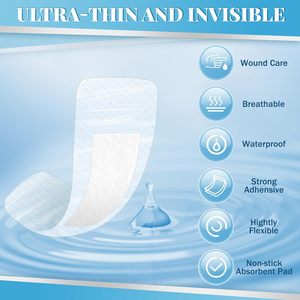 200 vendas adhesivas transparentes e impermeables, paquete familiar, para el cuidado de heridas en los dedos y codos. - Product Image 5