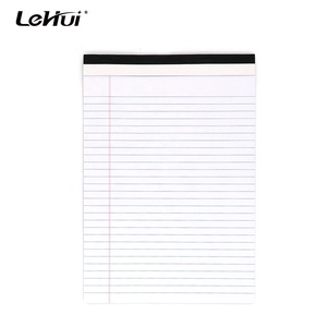 Blocco per appunti universale formato lettera (8,5 x 11,75 pollici) con bordo perforato, a righe, economico, all'ingrosso dalla fabbrica, 50 fogli - Product Image 5